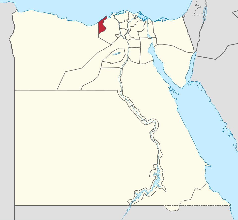 خريطة موقع الإسكندرية على مصر