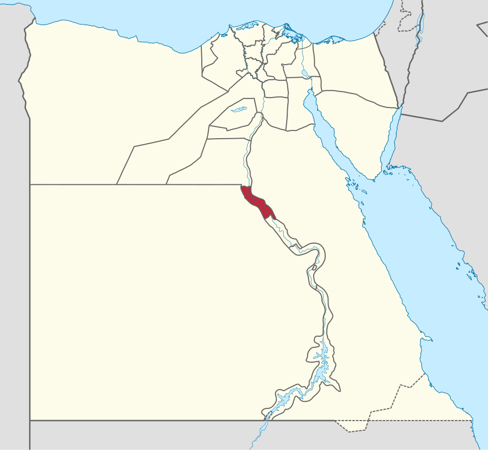 خريطة موقع أسيوط على مصر