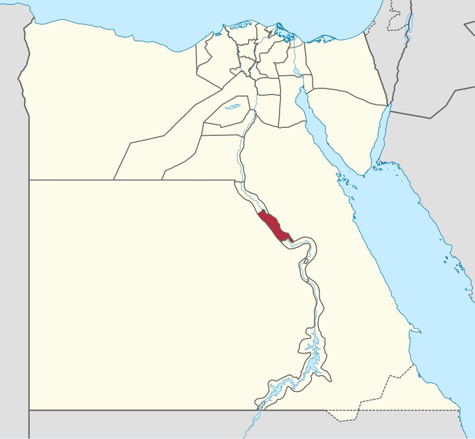 خريطة موقع سوهاج على مصر
